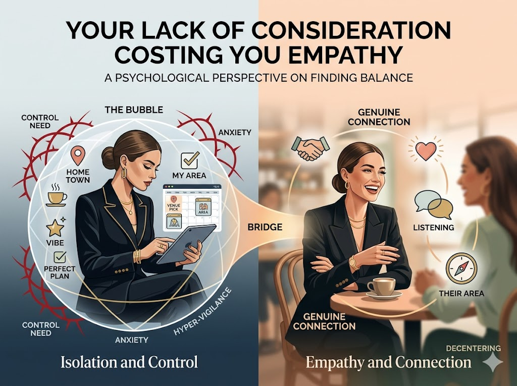 Discover how a lack of social consideration and a high need for control can impact your empathy and fuel anxiety. Learn psychological strategies to step out of your "bubble" and foster deeper, more genuine connections.