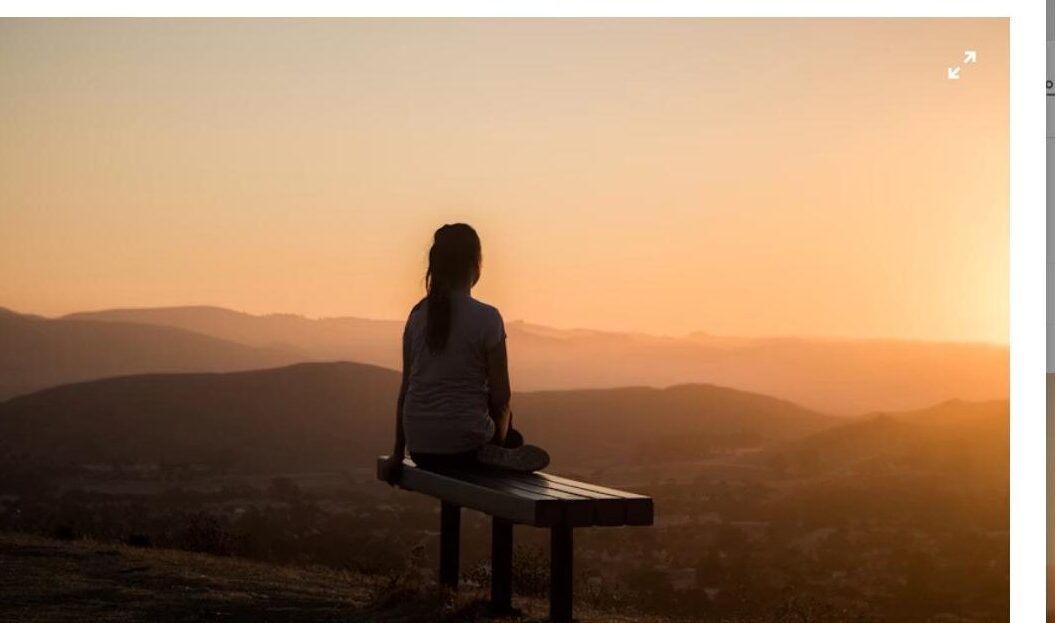signs your child has an old soul - spiritual child in contemplation at sunset
