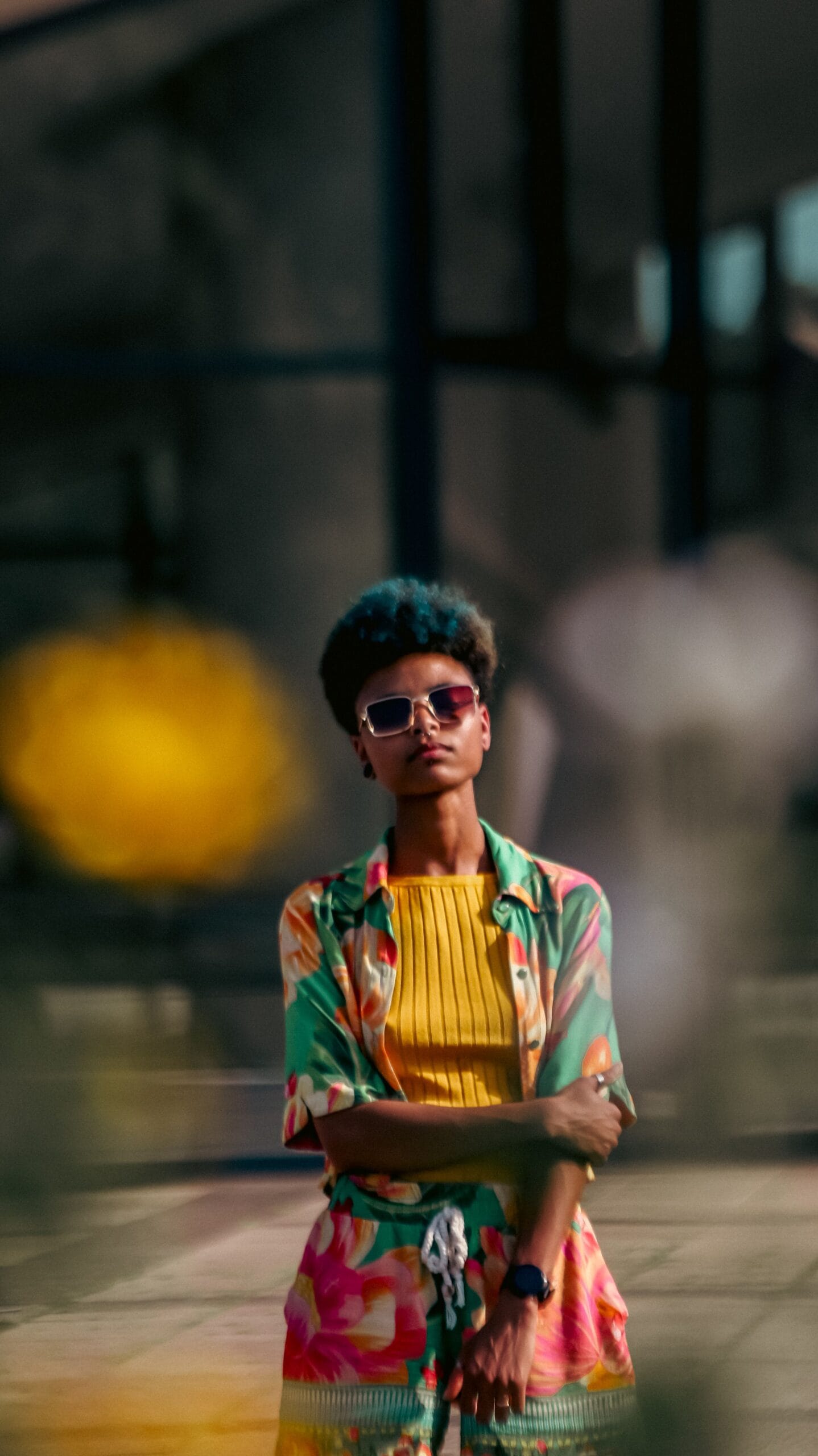 Are You Ready for a Brat Girl Summer? 8 Signs to Look For 1 Confident woman in colourful bold outfit embracing her Brat Girl Summer energy