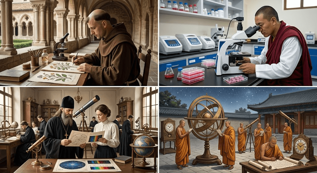monk as a scientist