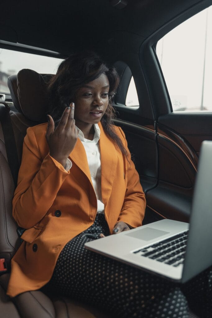 Woman reading and learning for personal growth and self improvement